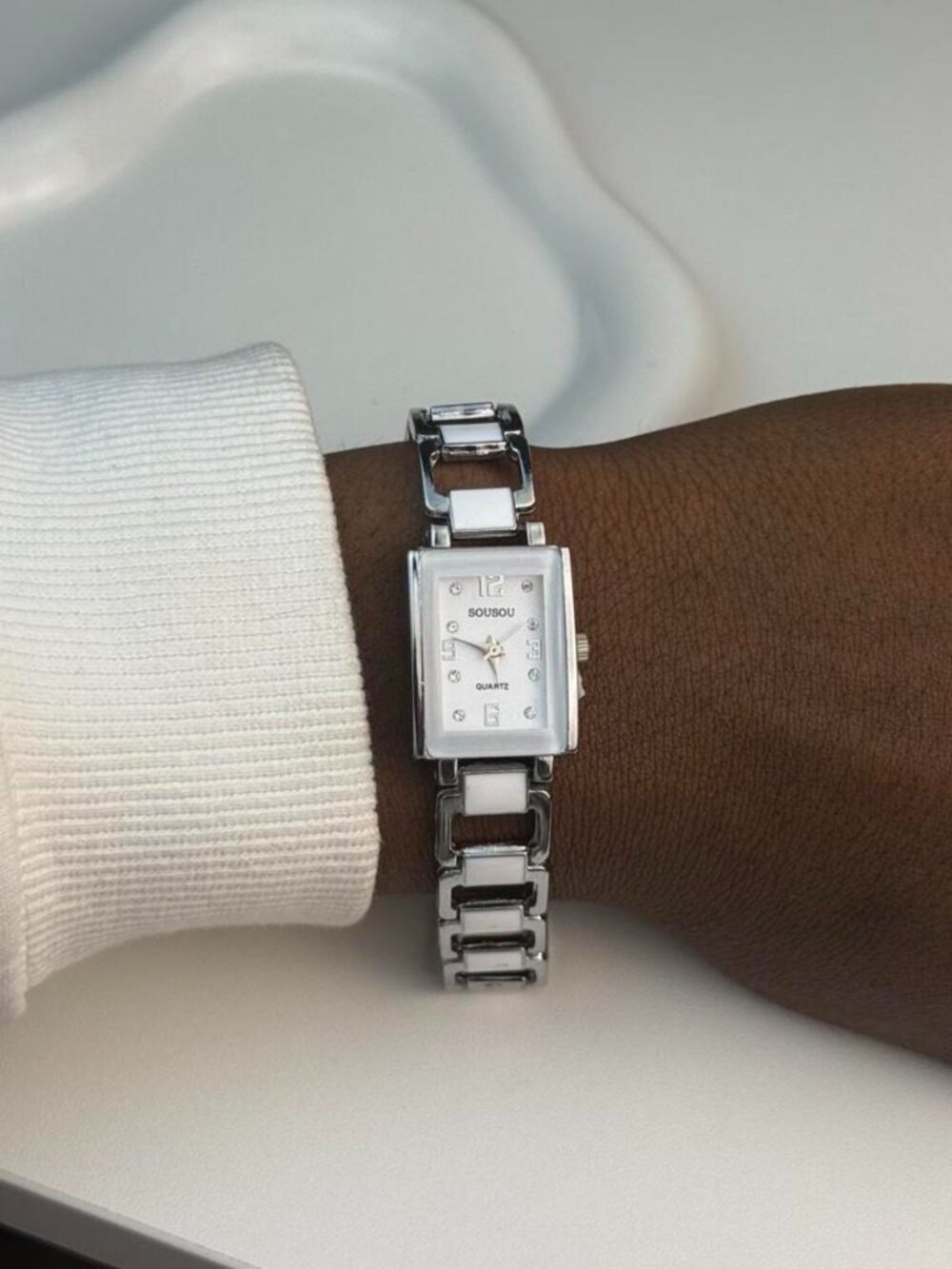 Silver‎ Minimal Watch